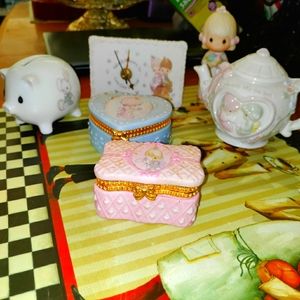 Precious Moments Vintage Religious Porcelain Knick Knacks Bundle of 6